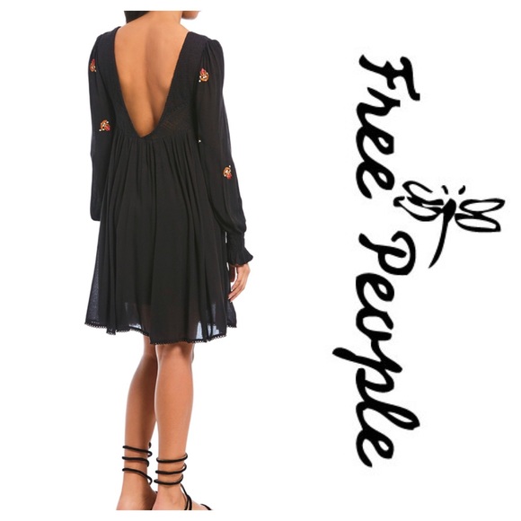 New FP Mohave Floral Embroidered Prairie Dress - Picture 5 of 7